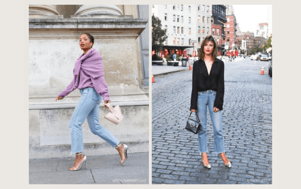 Casual heels with jeans discount