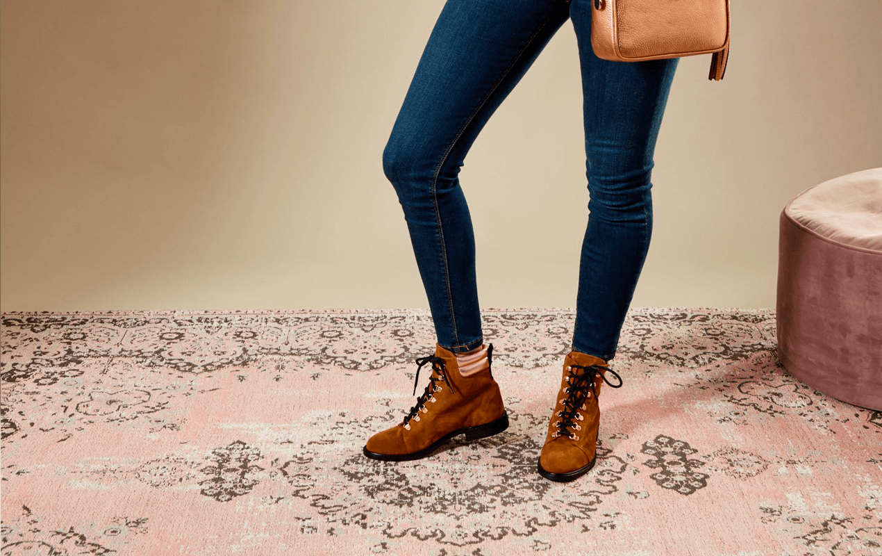 Chunky biker boots deals