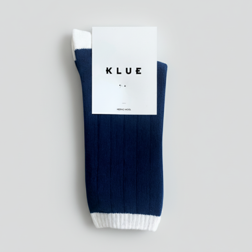 KLUE Merino Wool navy socks