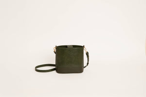 Marlon Embossed Lizard bucket bag