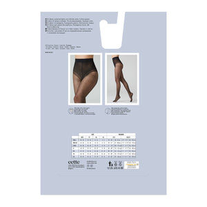 Polka Dot Sheer Tights - Black