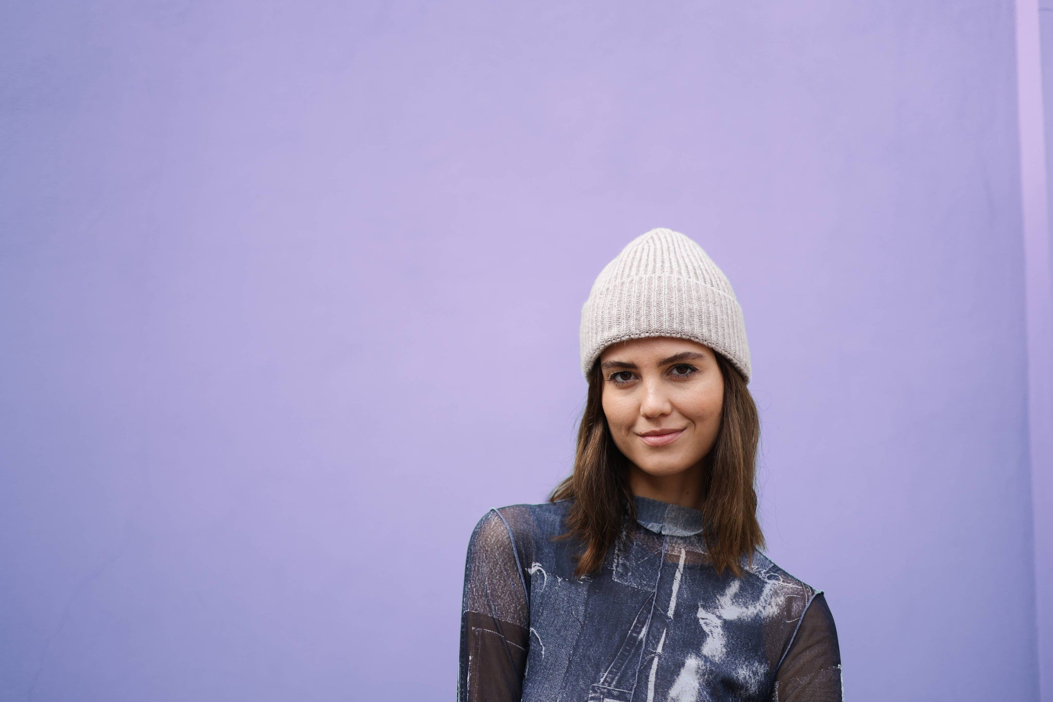 Klue soft beige beanie