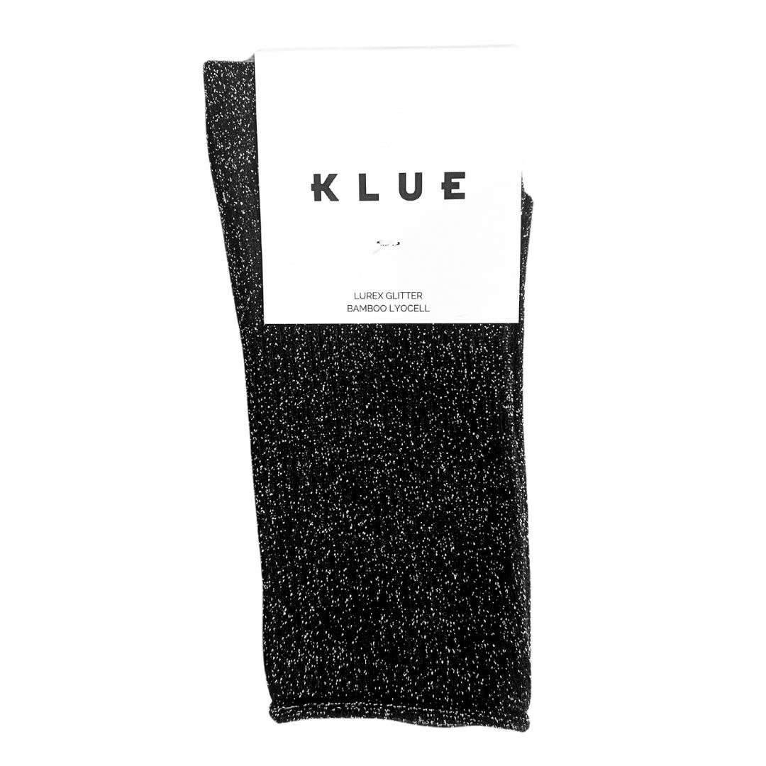KLUE Glitter black socks