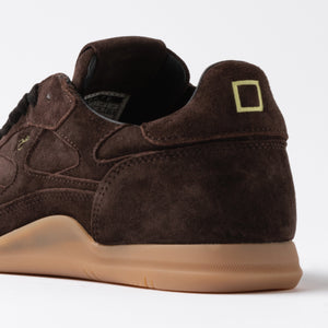 D.A.T.E Fuga Low Brown Suede Sneakerina