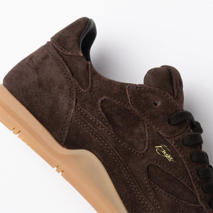 D.A.T.E Fuga Low Brown Suede Sneakerina