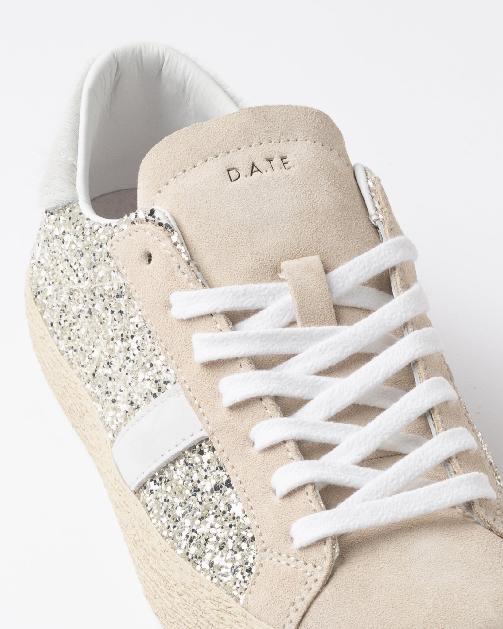 D.A.T.E Hill Low Platinum Glitter