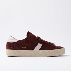 D.A.T.E Hill Low Calf Burgundy trainer