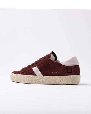 D.A.T.E Hill Low Calf Burgundy trainer