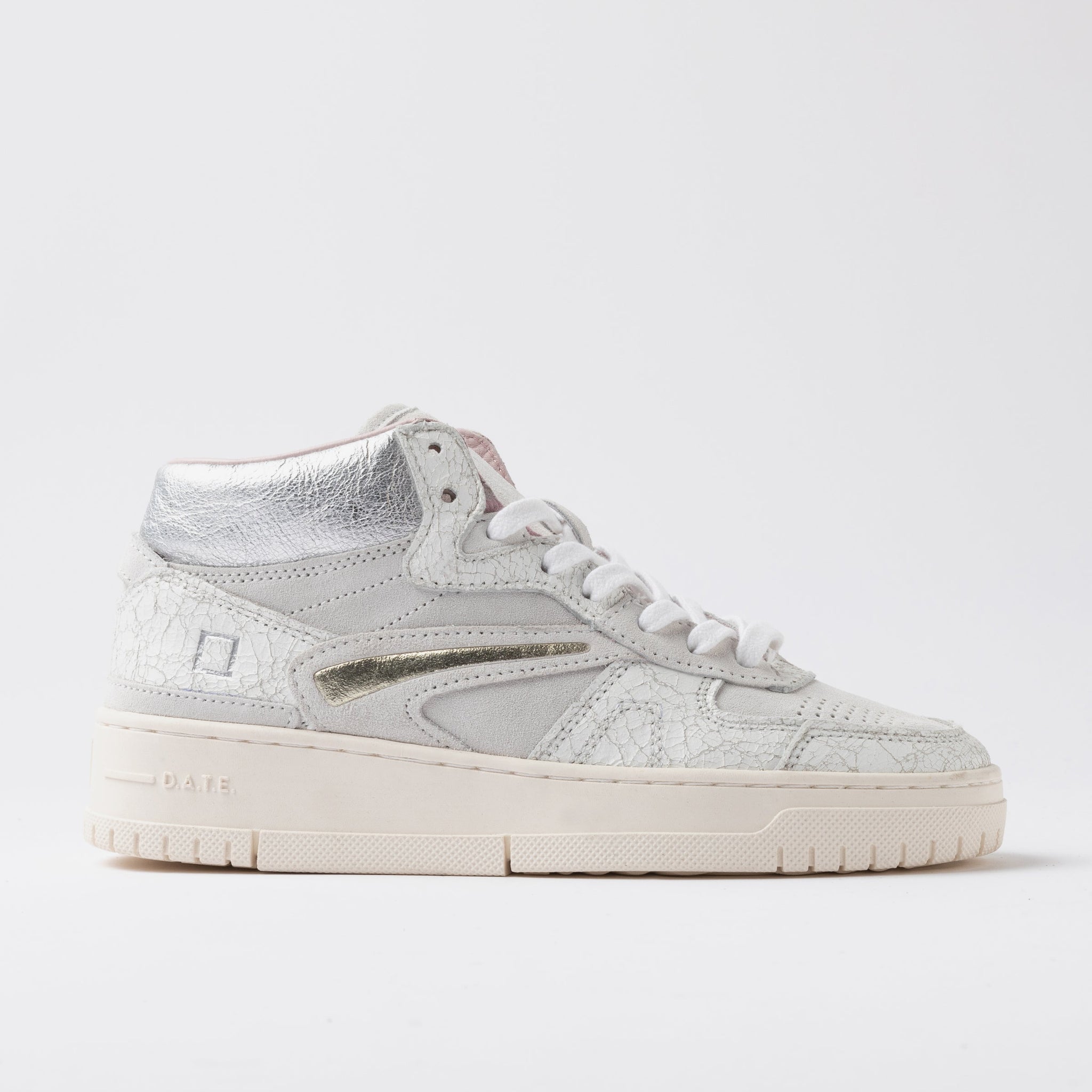 D.A.T.E Torneo White Platinum sneaker