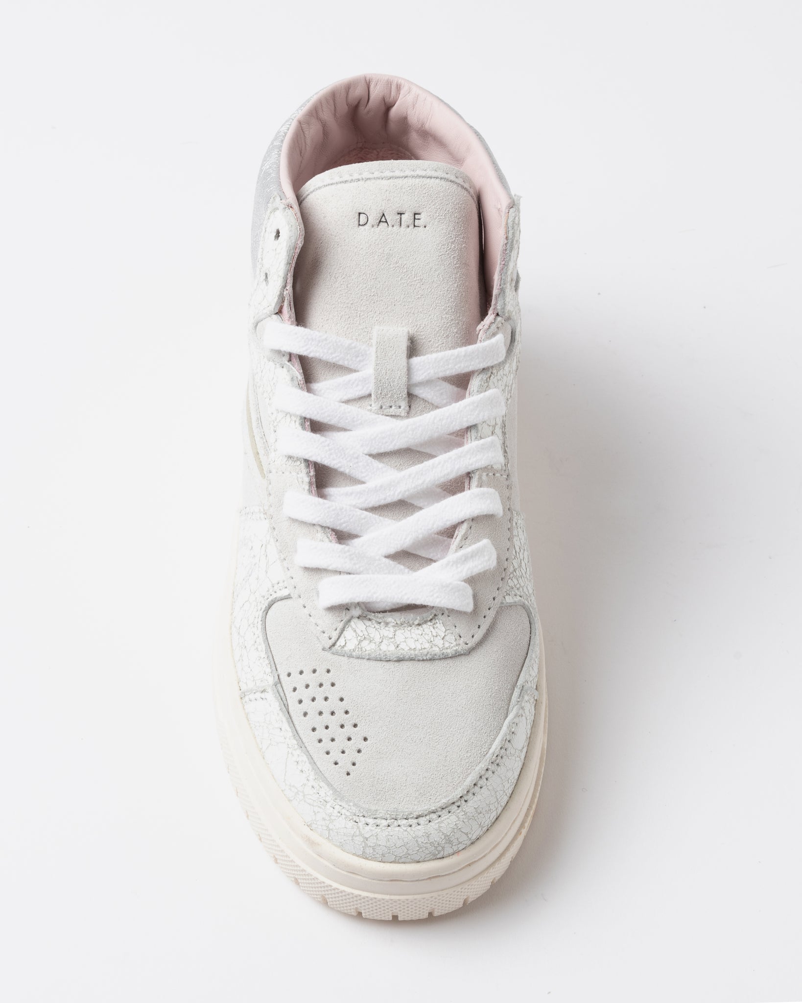 D.A.T.E Torneo White Platinum sneaker