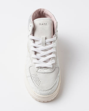 D.A.T.E Torneo White Platinum sneaker