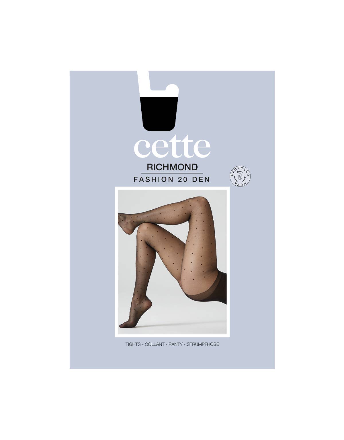 Polka Dot Sheer Tights - Black
