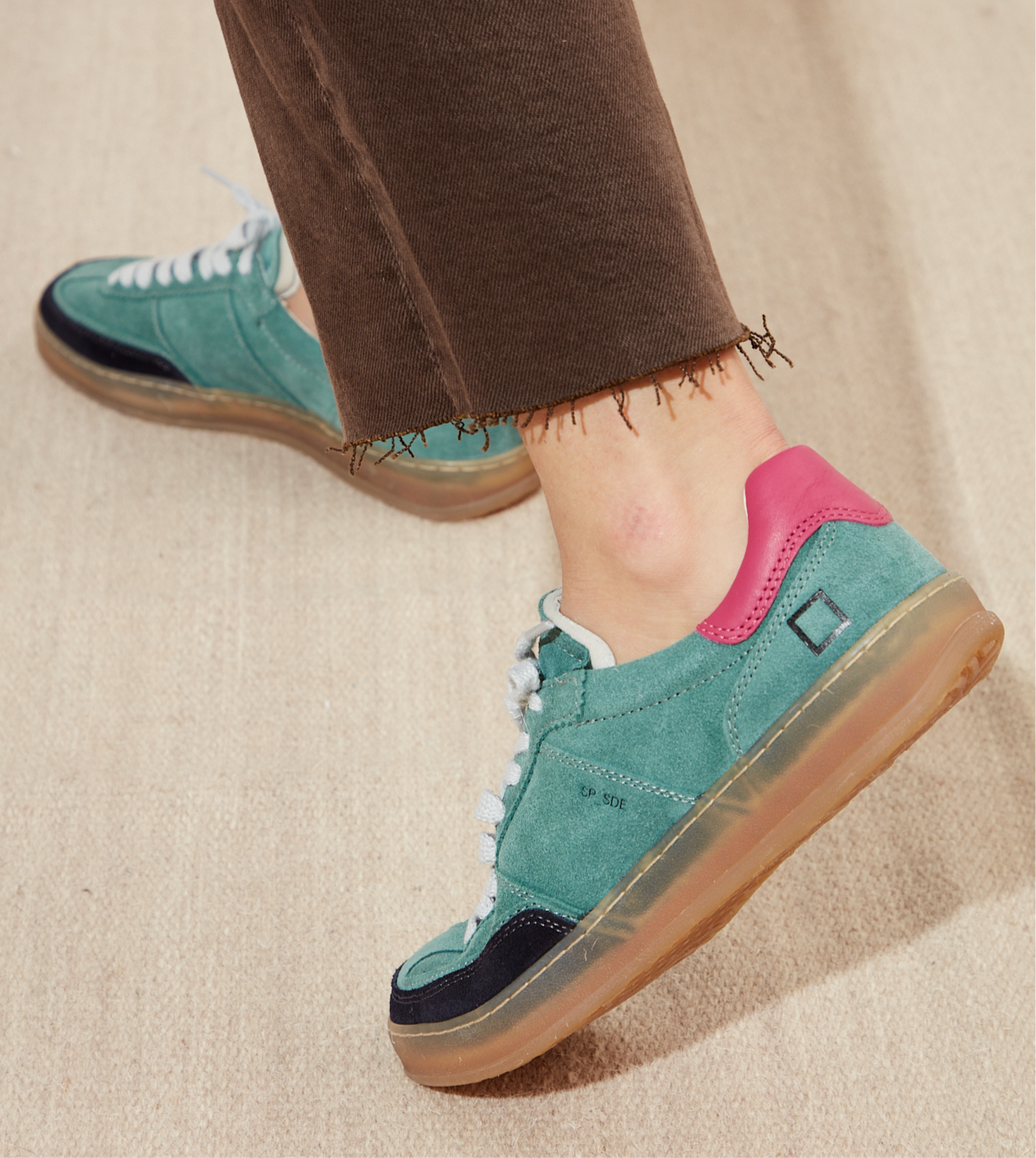 D.A.T.E Sporty Low Green sneaker