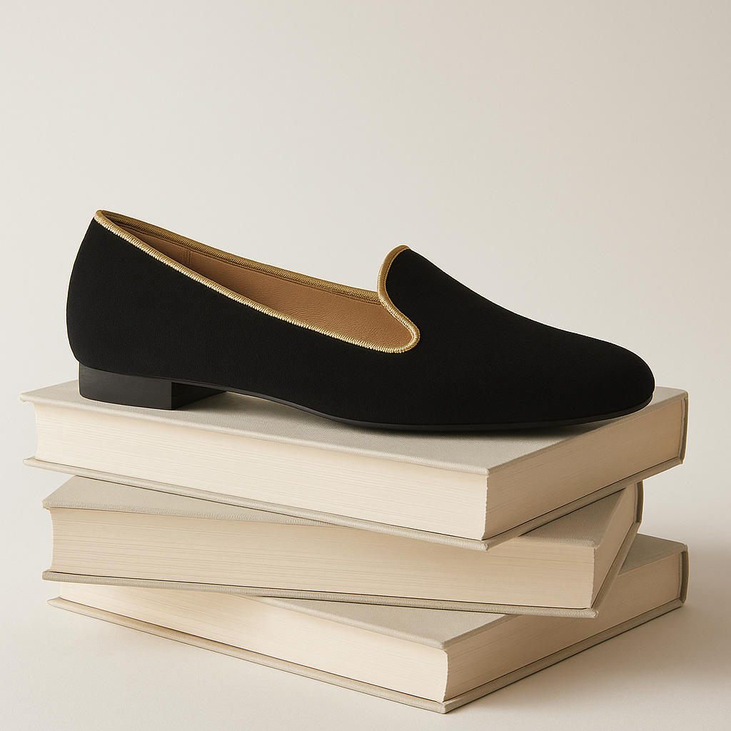 womens smoking shoe flat