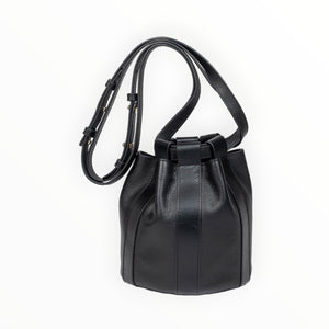 Aleo Lotus Black Bucket bag