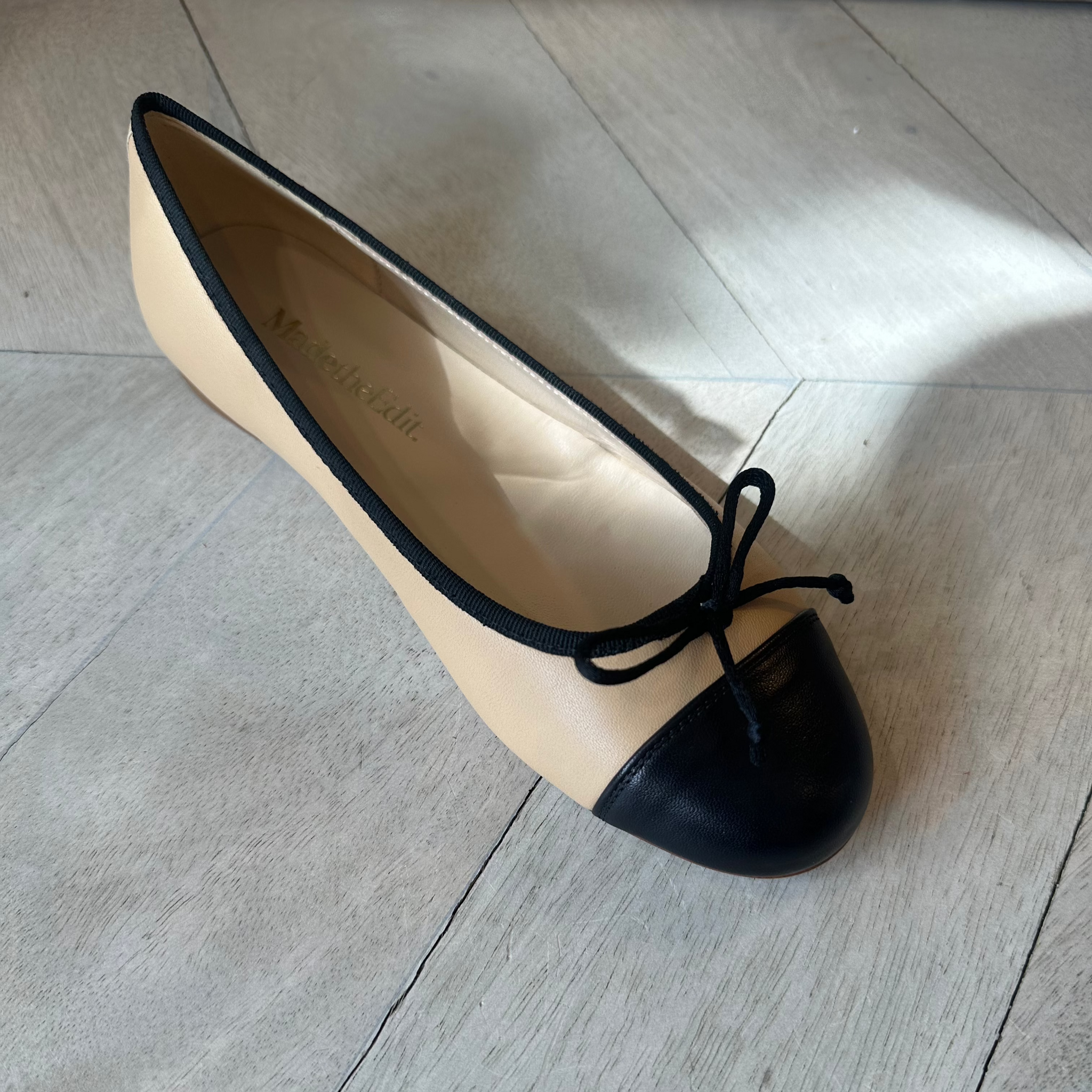 Ballet Black and Tan pump
