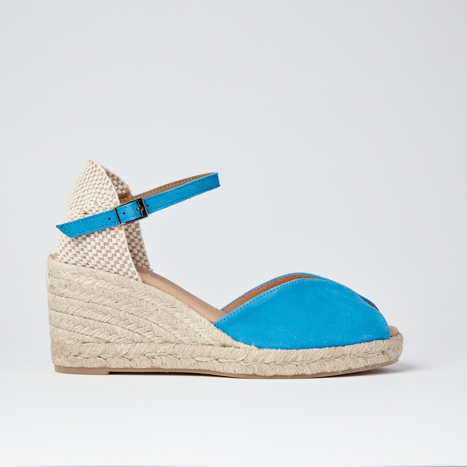 Pinaz Bibi Blue Espadrille wedge