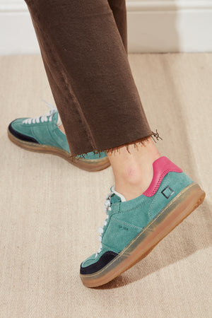 D.A.T.E Sporty Low Green sneaker