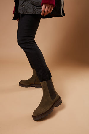 Maison Toufet Joely Moss Green Ankle boot