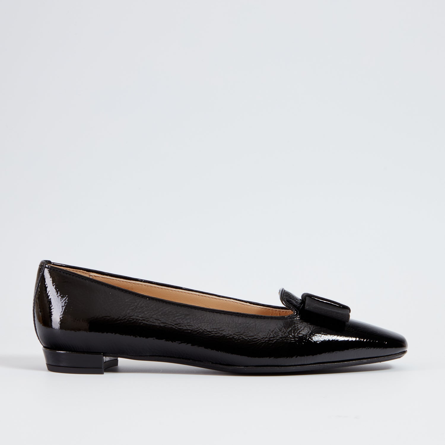 Nina Black Bow flat