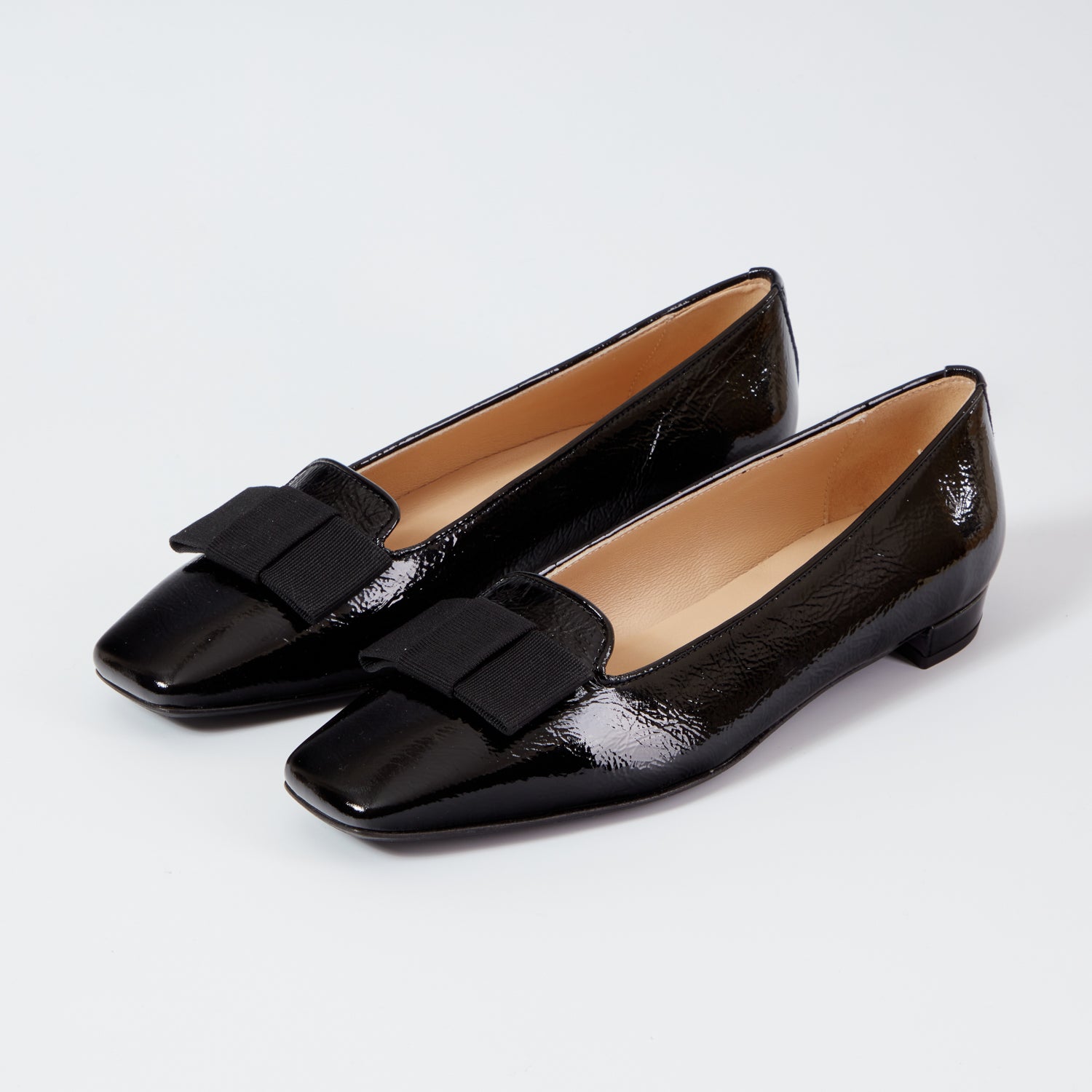 Nina Black Bow flat