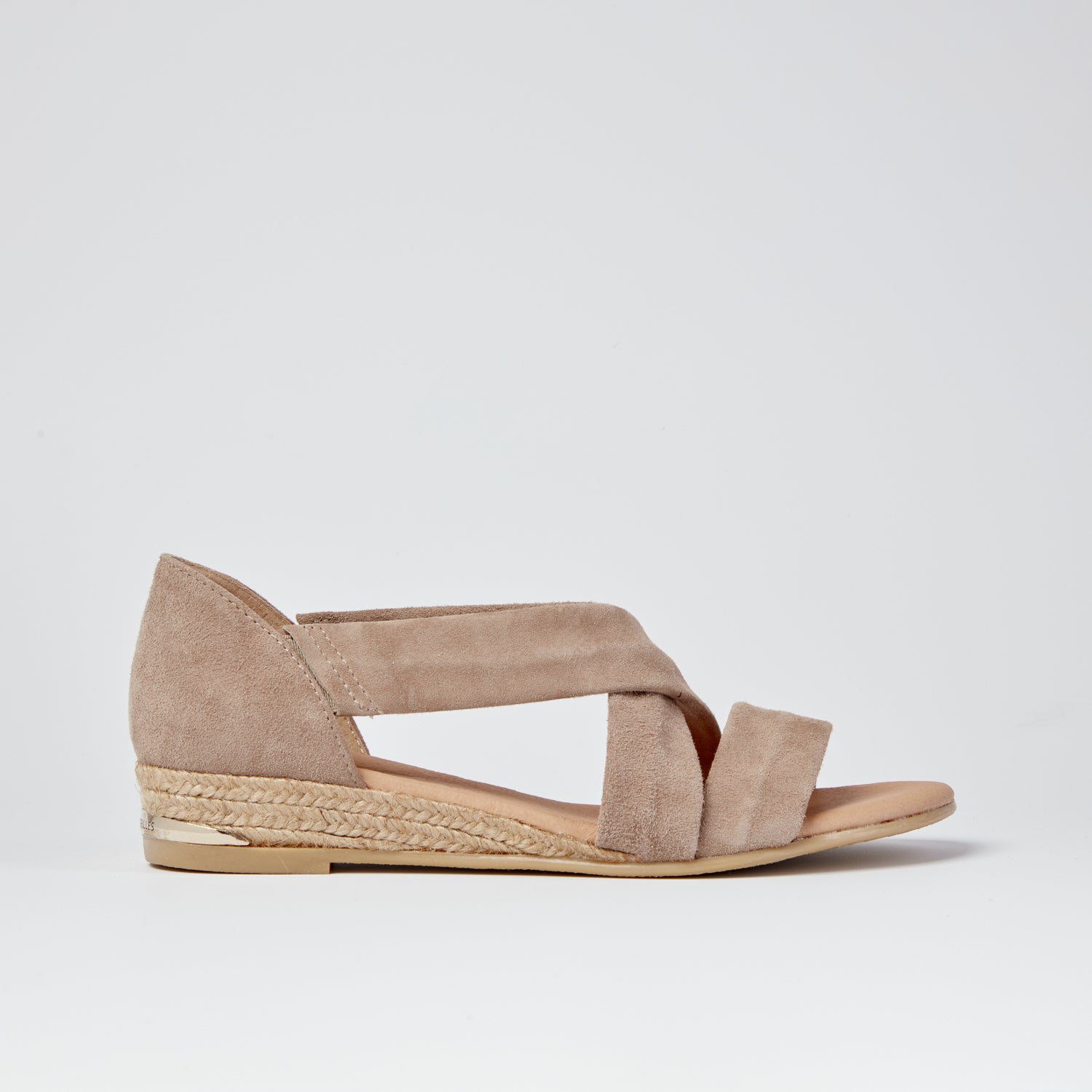 Meg beige flat espadrille