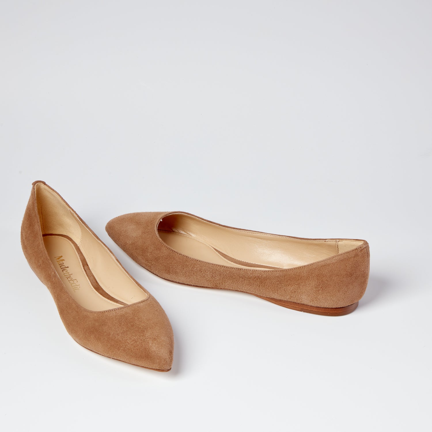 Raffa ballerina tan flat