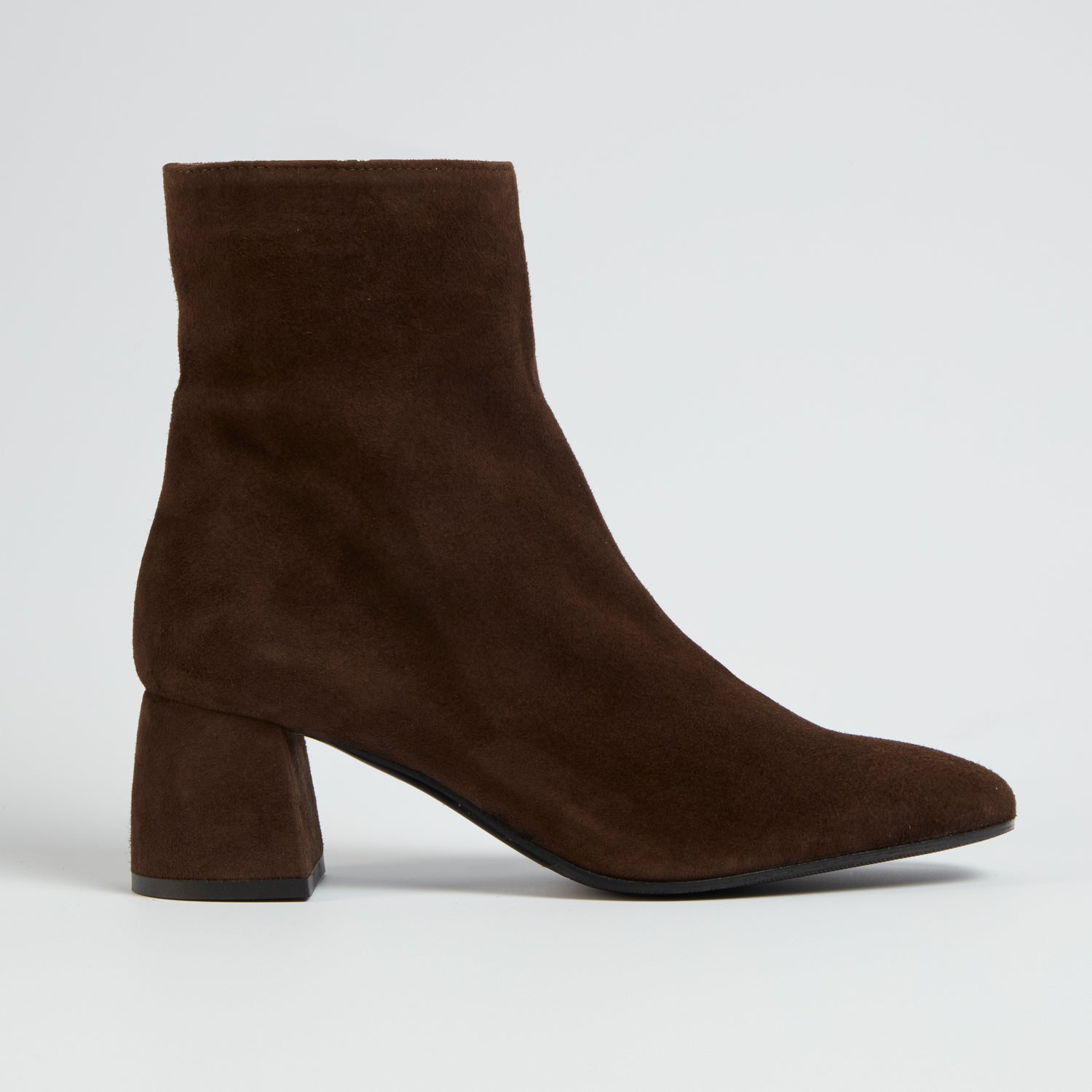 Sarah Ankle Boot in Brown Suede