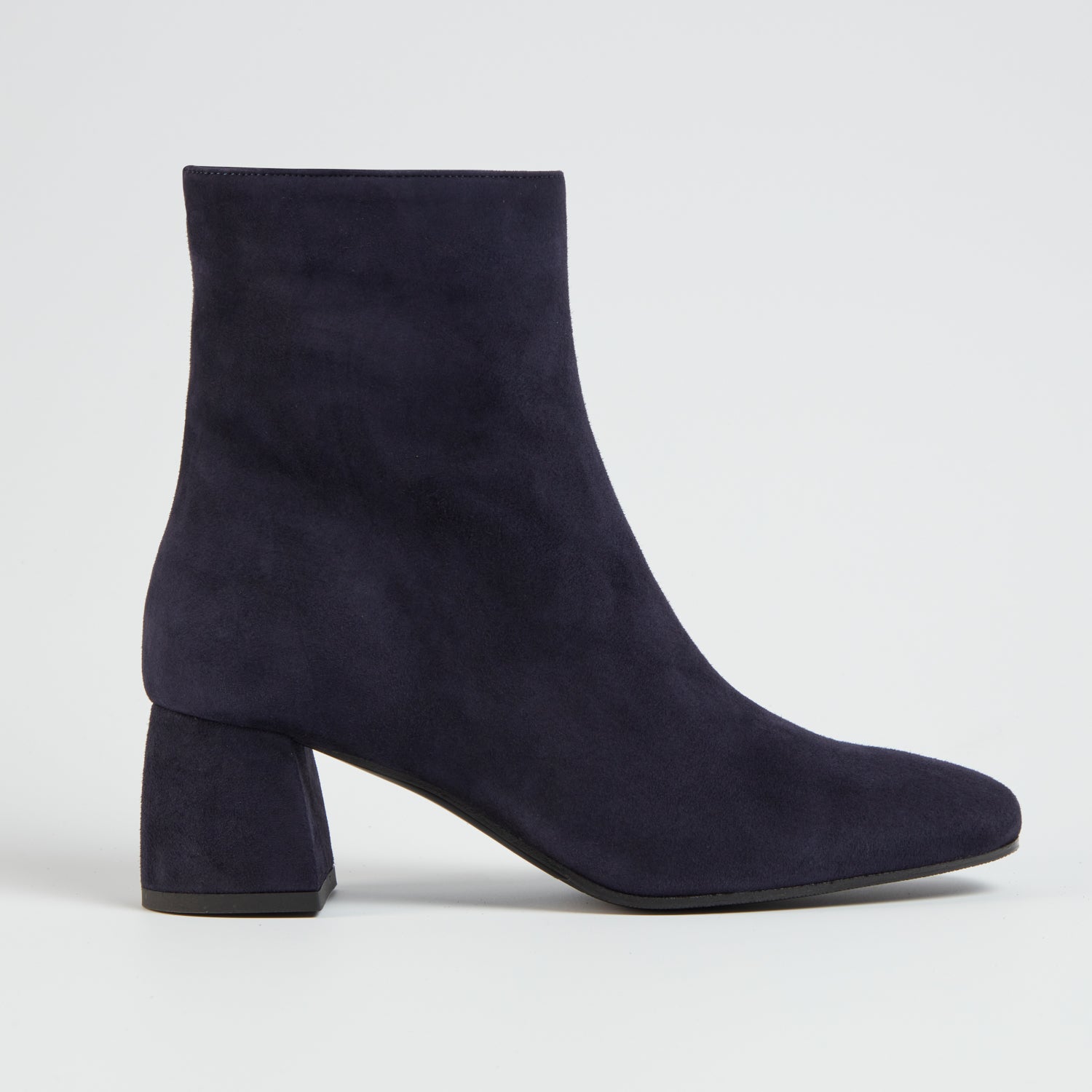 Sarah Ankle Boot in Navy Suede