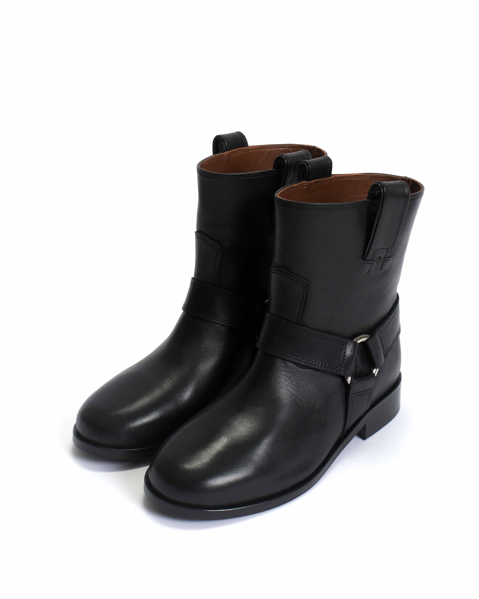 Rhider Black biker boot