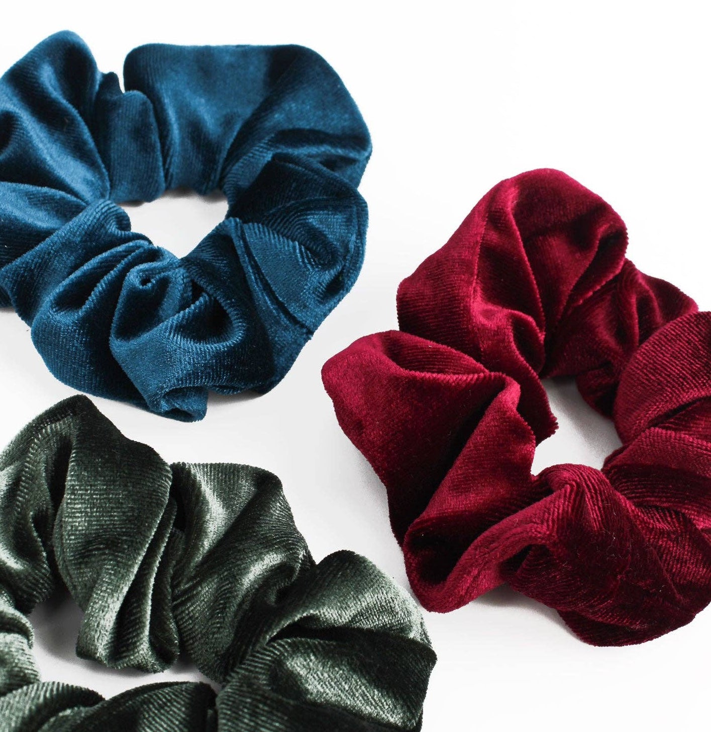 Red velvet scrunchie