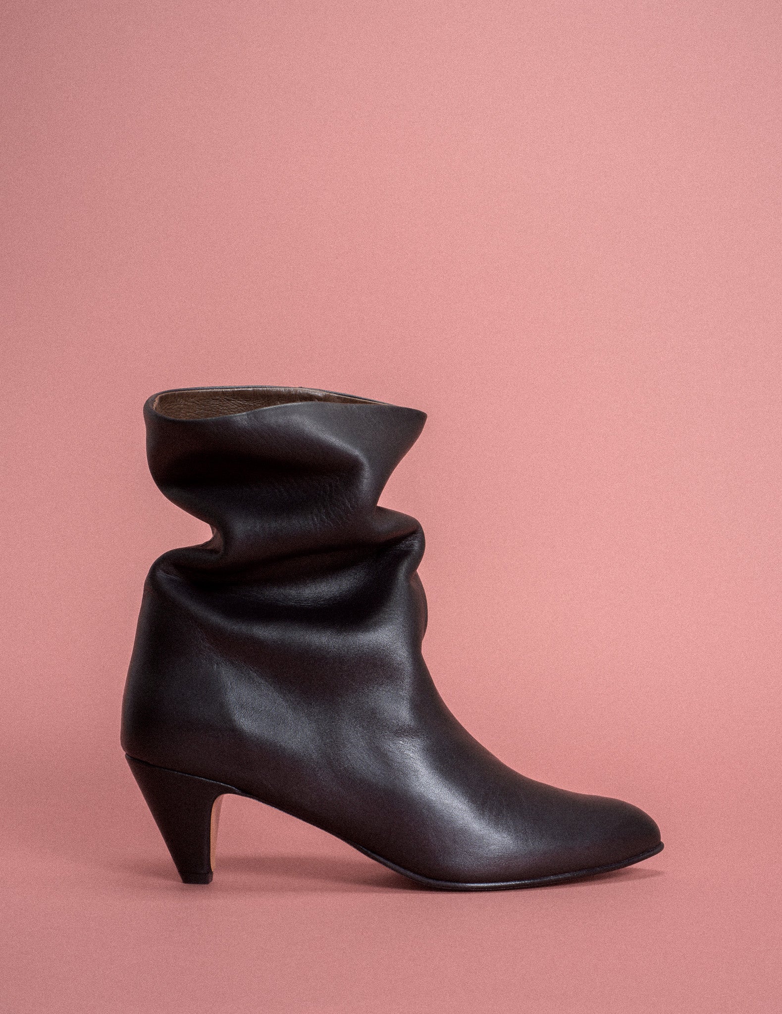 Anonymous Copenhagen Vully Black Nappa Leather Boot