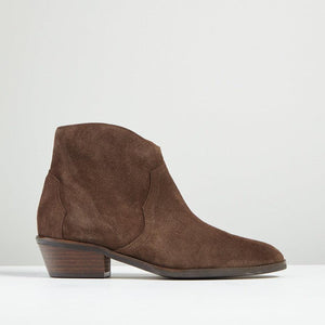 Anonymous Copenhagen Fiona Brown Suede Ankle boots - MADE THE EDIT