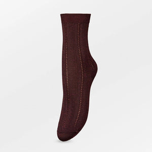 Glitter Drake Mocha Brown Socks