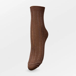 Glitter Drake Hot Fudge Brown Socks