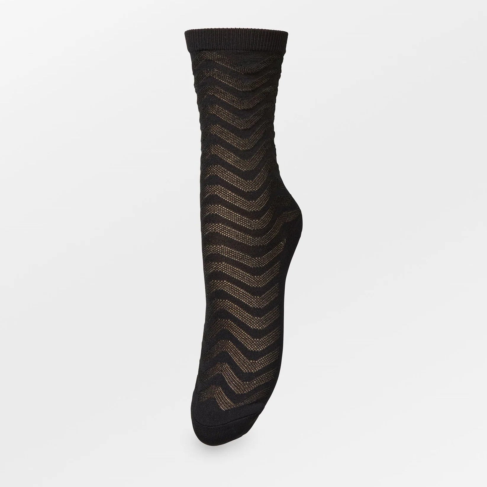 Mina Glitter Black Sock