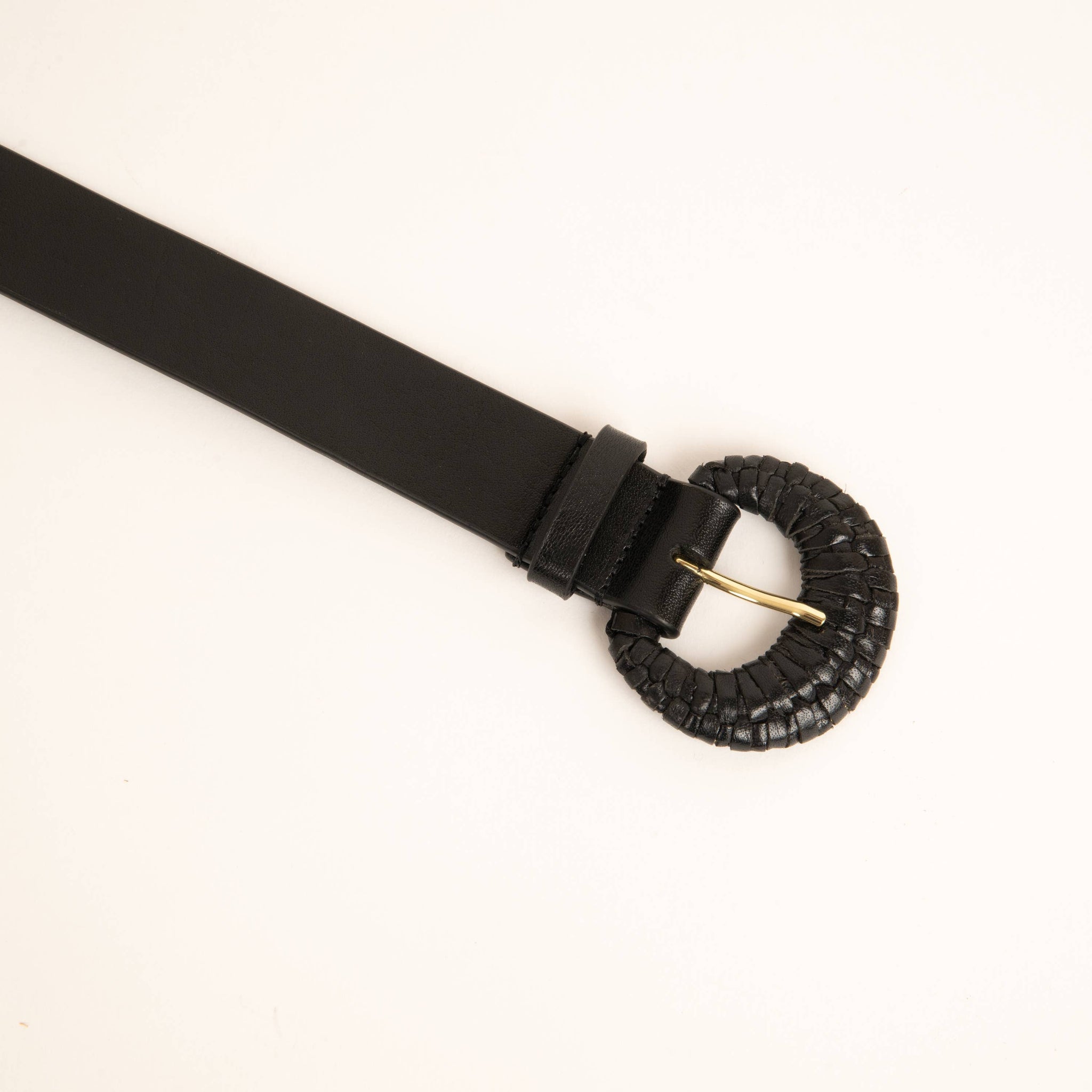 black leather belt 4cm 