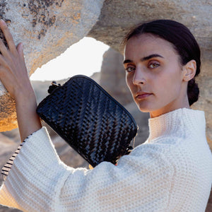 woven crossbody bag