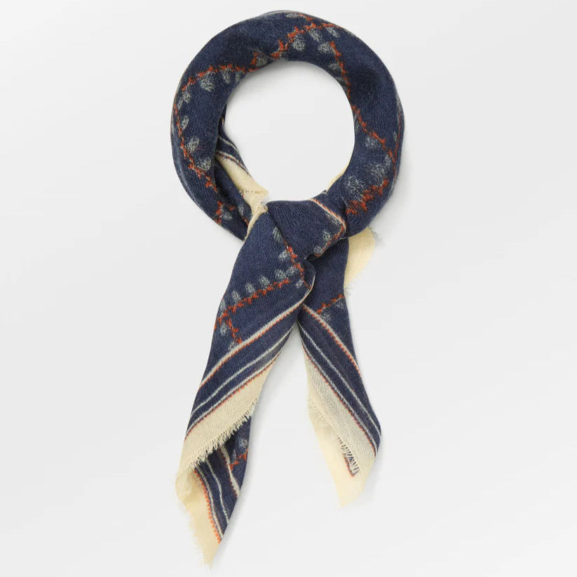 Wica Navy neck scarf