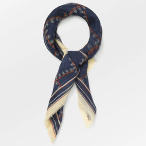 Wica Navy neck scarf
