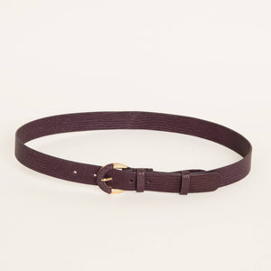 burgundy belt