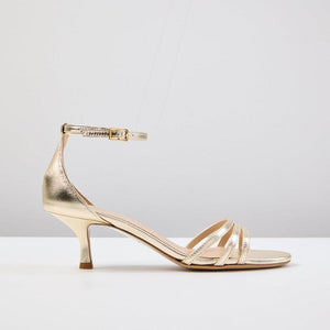 Camo gold heel sandal - MADE THE EDIT