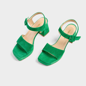 Cara Emerald Green Platform sandal - MADE THE EDIT