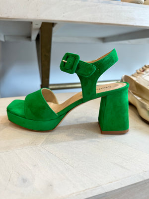 Cara Emerald Green Platform sandal - MADE THE EDIT