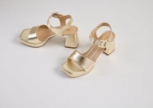 Cara Gold Platform sandal - MADE THE EDIT