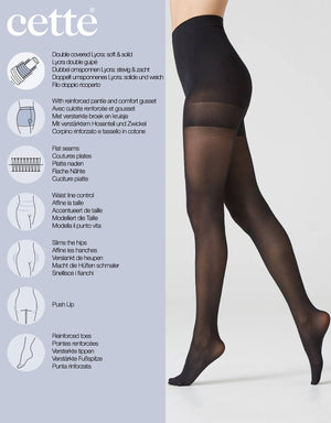 Seattle Sheer Shaping Tights - 30 denier