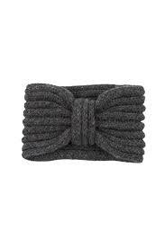 Charcoal Grey Cashmere Earwarmer - MADE THE EDIT