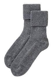 Charcoal Grey Cashmere Socks - MADE THE EDIT