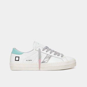 D.A.T.E Hill Low white and silver trainer - MADE THE EDIT