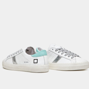 D.A.T.E Hill Low white and silver trainer - MADE THE EDIT